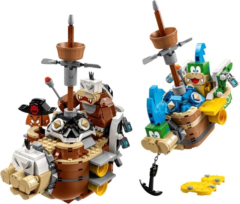 LEGO Super Mario luftskeppsstrid med Larry och Morton