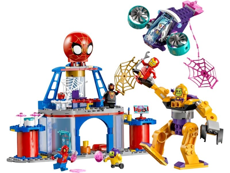 Spider-Man Hoofdkwartier Bouwset met Spinner Voertuig
