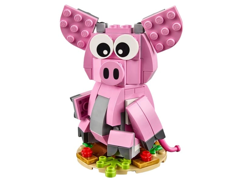 The LEGO Pig Set with Money Envelope