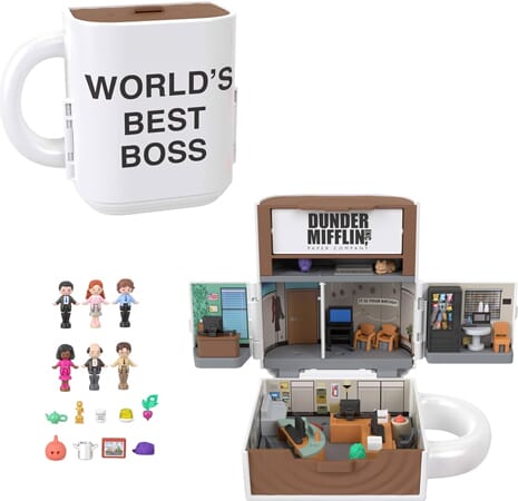 The Office Polly Pocket Coffee Mug Playset