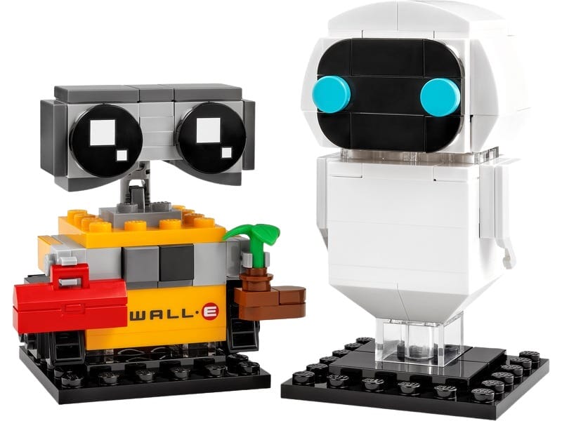 WALL•E en EVE Robot Bouwset in BrickHeadz Stijl