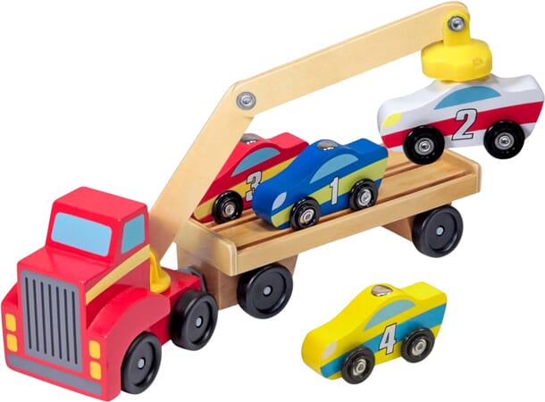 Camion Trasportatore con Gru Magnetica