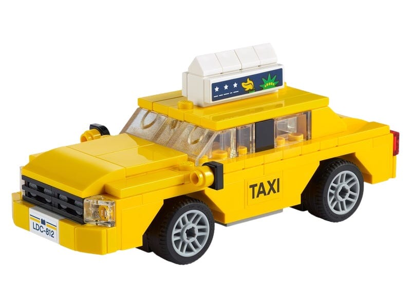 Gul Taxibil Byggsats