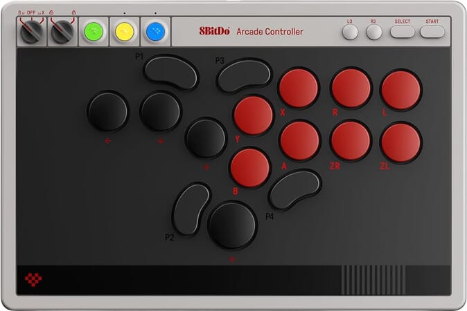 Arcade-Controller mit Tasten statt Joystick