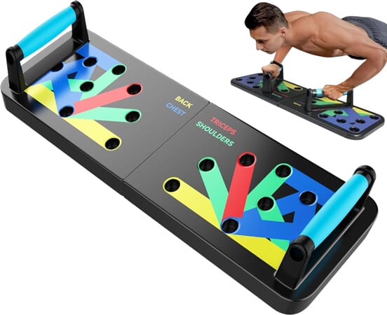 Sistema de Flexiones con Código de Colores para Entrenamiento en Casa