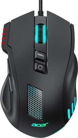 Acer OMW317 RGB Gaming Muis met Programmeerbare Knoppen