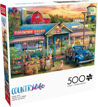 Buffalo Games 500-Piece Farm Puzzle