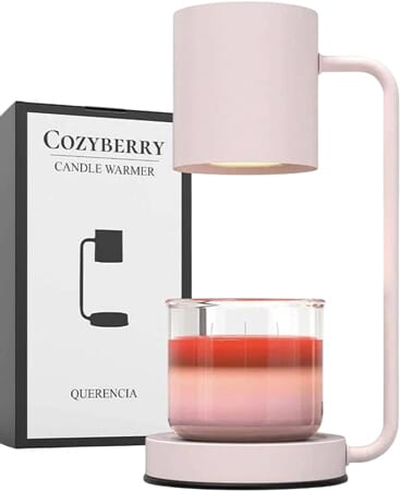 Lampe chauffe-bougie avec minuterie intégrée