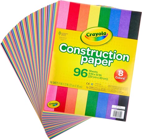 Zestaw kolorowego papieru do prac plastycznych