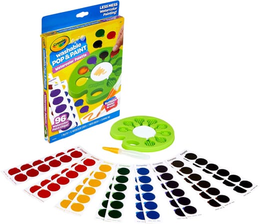 Set Acquerelli con Dischetti di Colore