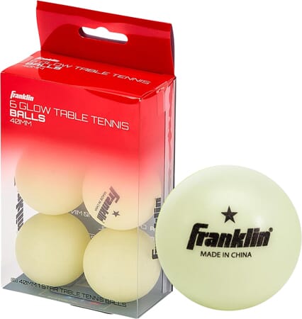 Pack de Pelotas de Ping Pong Fosforescentes