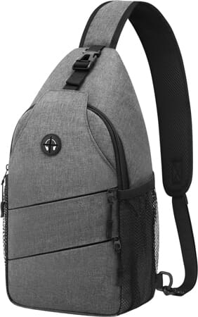 Sac bandoulière compact avec bretelle réversible