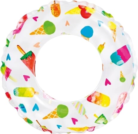 Deux anneaux de piscine pour jeux aquatiques