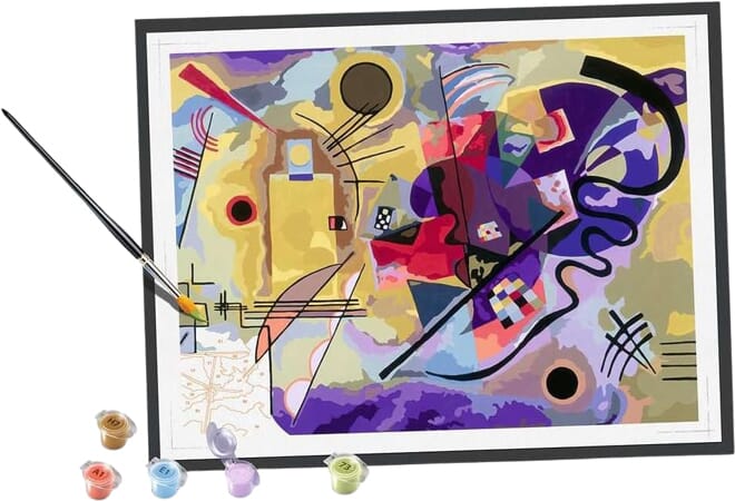 Kandinsky Abstract Paint by Numbers