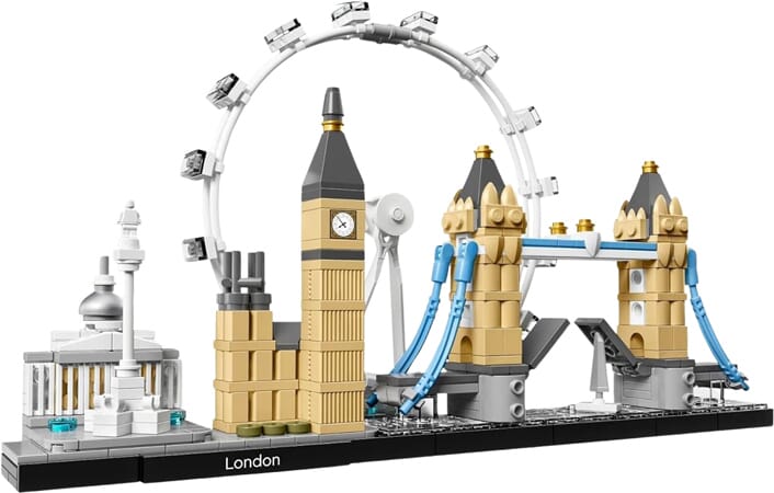 Zestaw LEGO z londyńskimi zabytkami