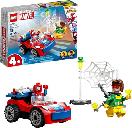Set de construction Spider-Man avec toiles phosphorescentes