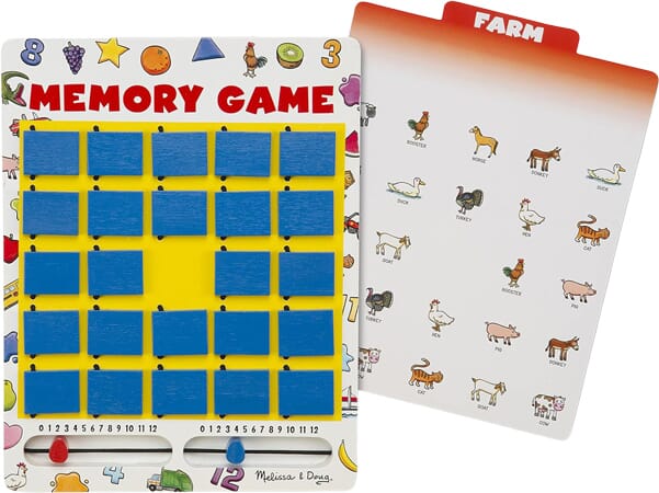 Houten Memory Reisbord