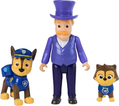 Figurki Paw Patrol Chase i Burmistrz Humdinger