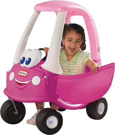 Rosa Prinzessinnen-Rutschauto Cozy Coupe