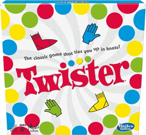 Gra podłogowa Twister - kolorowa mata do zabawy