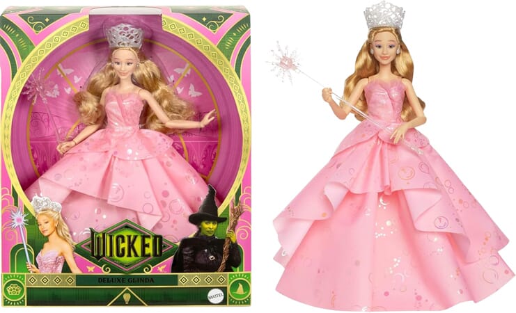Bambola Glinda la Strega Buona con Vestito da Ballo