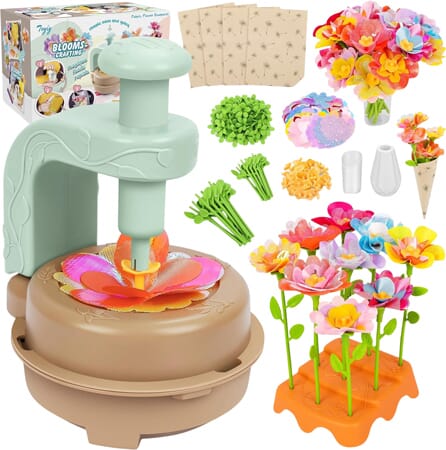 Kit Creativo per Bouquet di Fiori in Tessuto