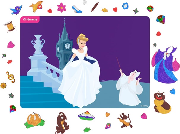 Disney Prinsessor Foliekonst Pysselset