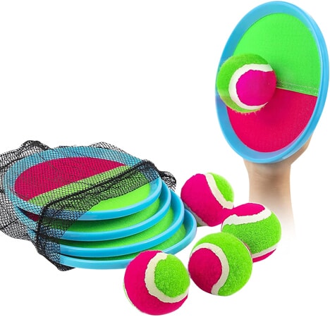 Velcro Paddle Catch Ball Set