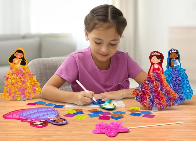 Skillmatics Poke-in Art Magical Princesses Craft Kit