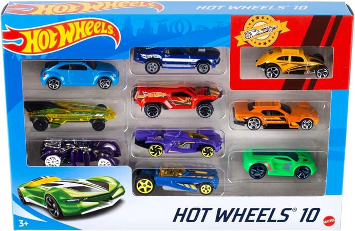 Hot Wheels 10er-Pack Spielzeugautos