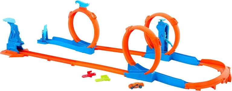 Hot Wheels Zestaw Torów Triple Loop Track Builder