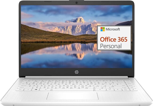HP Ordinateur Portable Étudiant 14" avec Microsoft 365