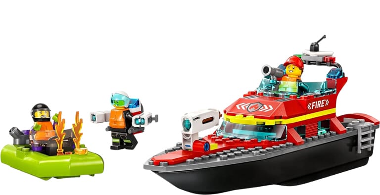 LEGO City Łódź Ratunkowa Straży Pożarnej - Zestaw Klocków