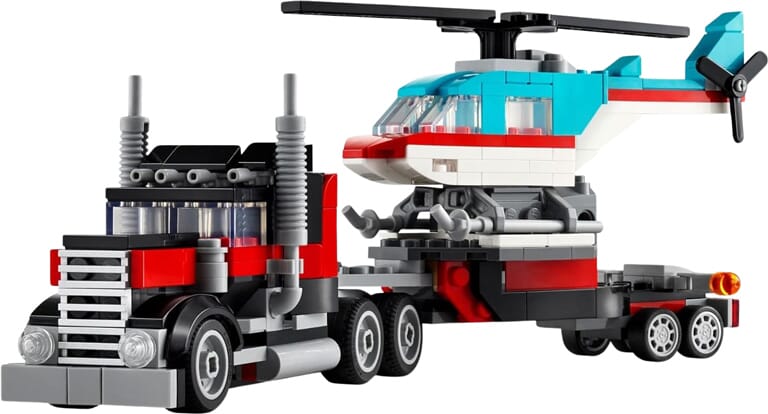 LEGO Creator 3-i-1 Lastbil med Helikopter