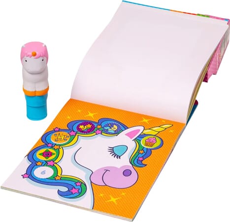 Melissa & Doug Sticker WOW! Licorne - Coffret d'Autocollants avec Tampon