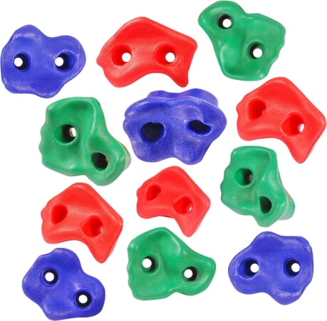 Klättergrepp för inom- och utomhusbruk (12 delar)