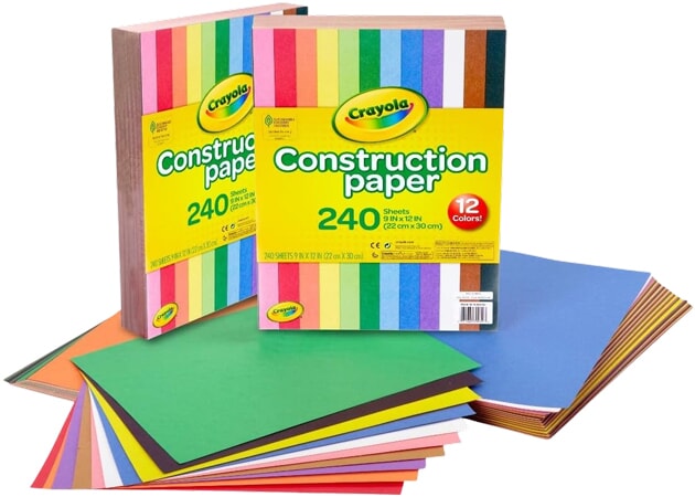 Crayola gekleurd knutselpapier megapakket (480 vellen)