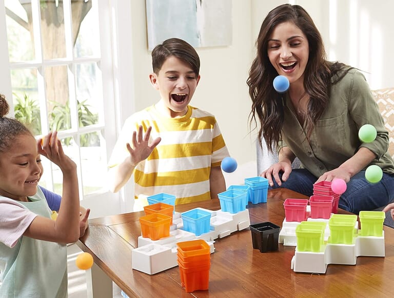 Franklin Sports Battle Buckets - snel stuiterspel voor binnen