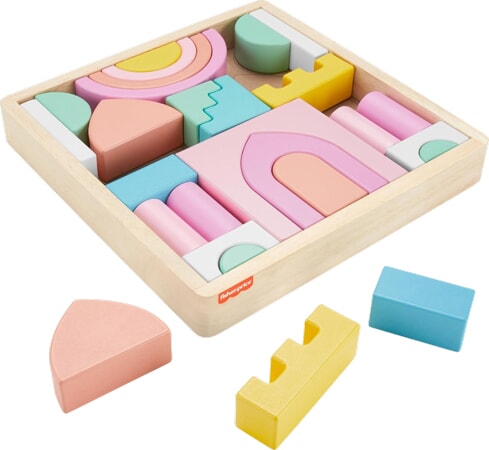 Set de bloques de madera castillo Fisher-Price