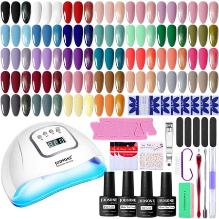 Kit vernis gel 32 couleurs avec lampe UV