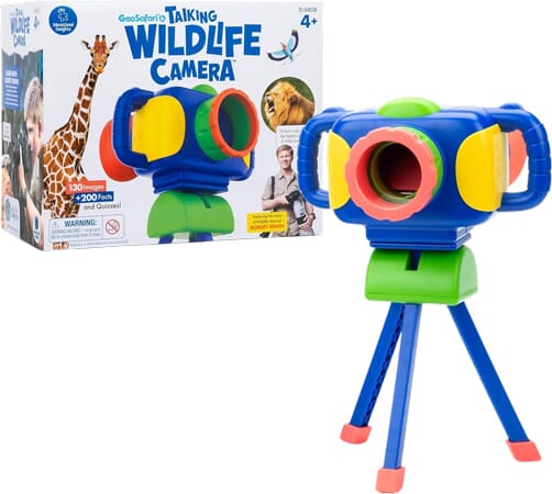 Fotocamera parlante GeoSafari Jr. con Robert Irwin