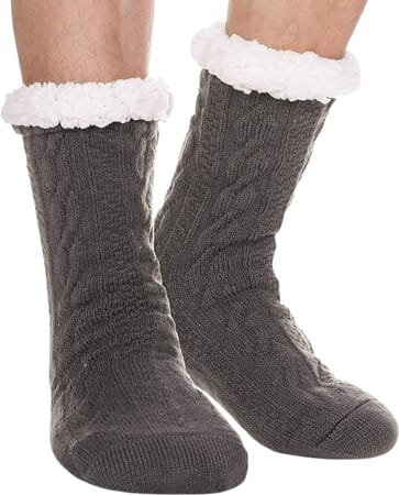 Fleece-Haussocken für Teenager-Jungs