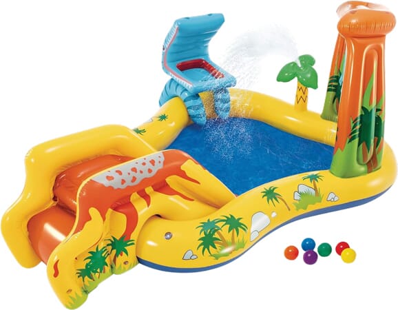 Centre de jeux aquatique gonflable dinosaure