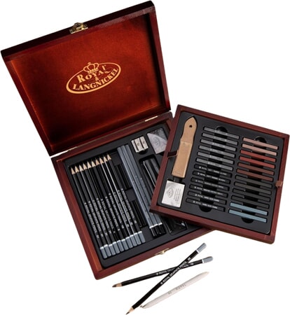 Royal & Langnickel premier sketch art set 51 delar
