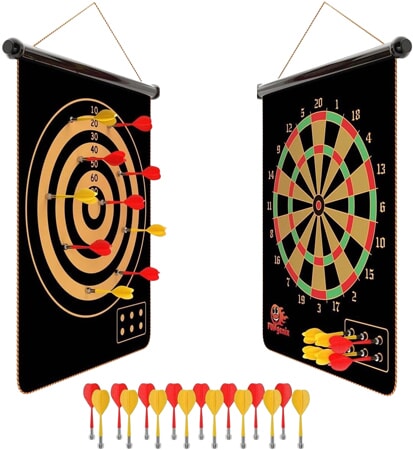 Jeu de fléchettes magnétiques avec 16 fléchettes