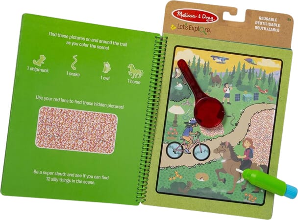 Bloc de coloriage à l'eau Water Wow aventure en plein air Melissa & Doug