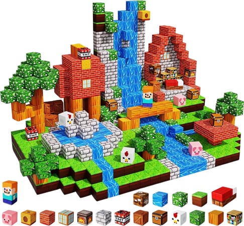 Magnetyczne klocki budowlane 100 elementów