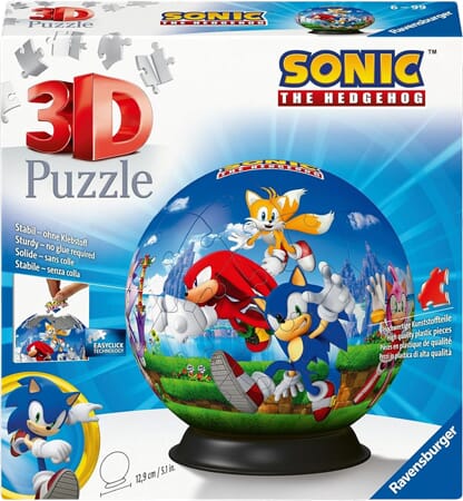 Puzzle 3D esfera de Sonic de Ravensburger