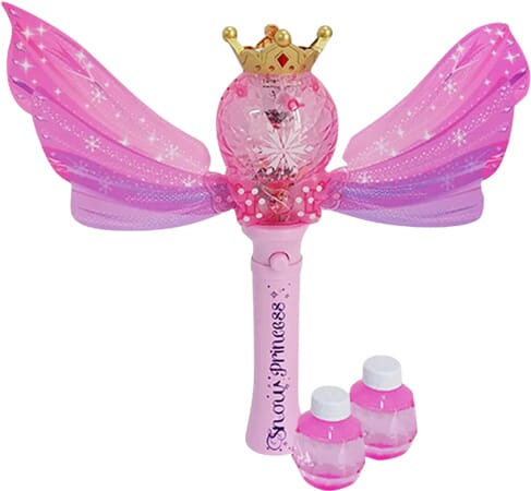 Różdżka do baniek mydlanych LED z muzyką księżniczki