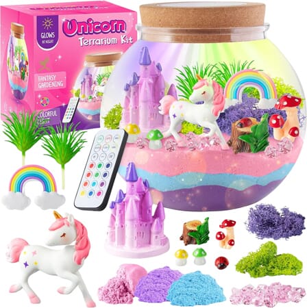 Unicorn Light-Up Terrarium Craft Kit